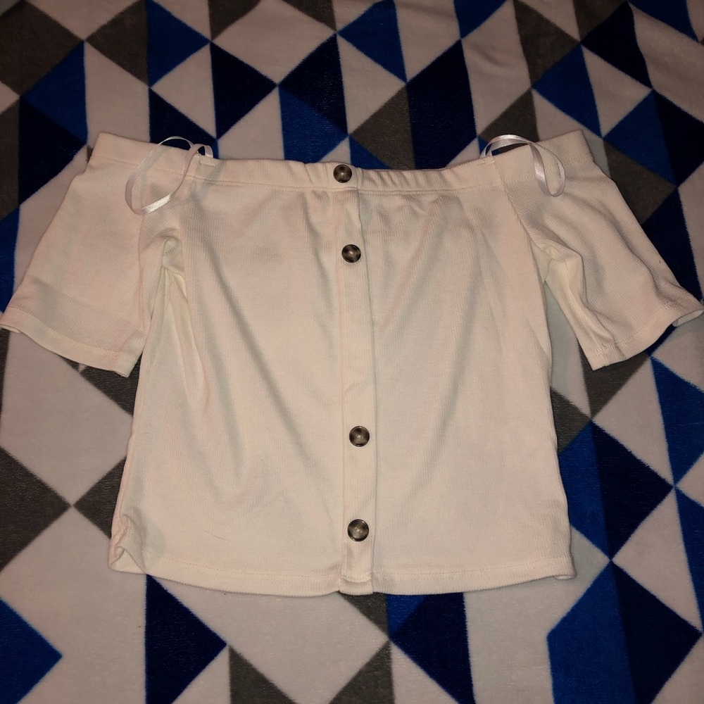 White Crop Top